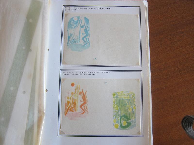 0022 (27).JPG -     Lote:    22      Inteiros Postais      Lotes Especiais       Descrição:      Portugal    1960 &mdash; 5.º Centenário da Morte do Infante D. Henrique. OM146, tipos A, B. C e D. Estudo especializado com 44 provas progressivas e de cor de toda a emissão. Único conjunto conhecido.         PRV       Valor Base:     &euro; 500,00     Valor Venda:     Retirado     